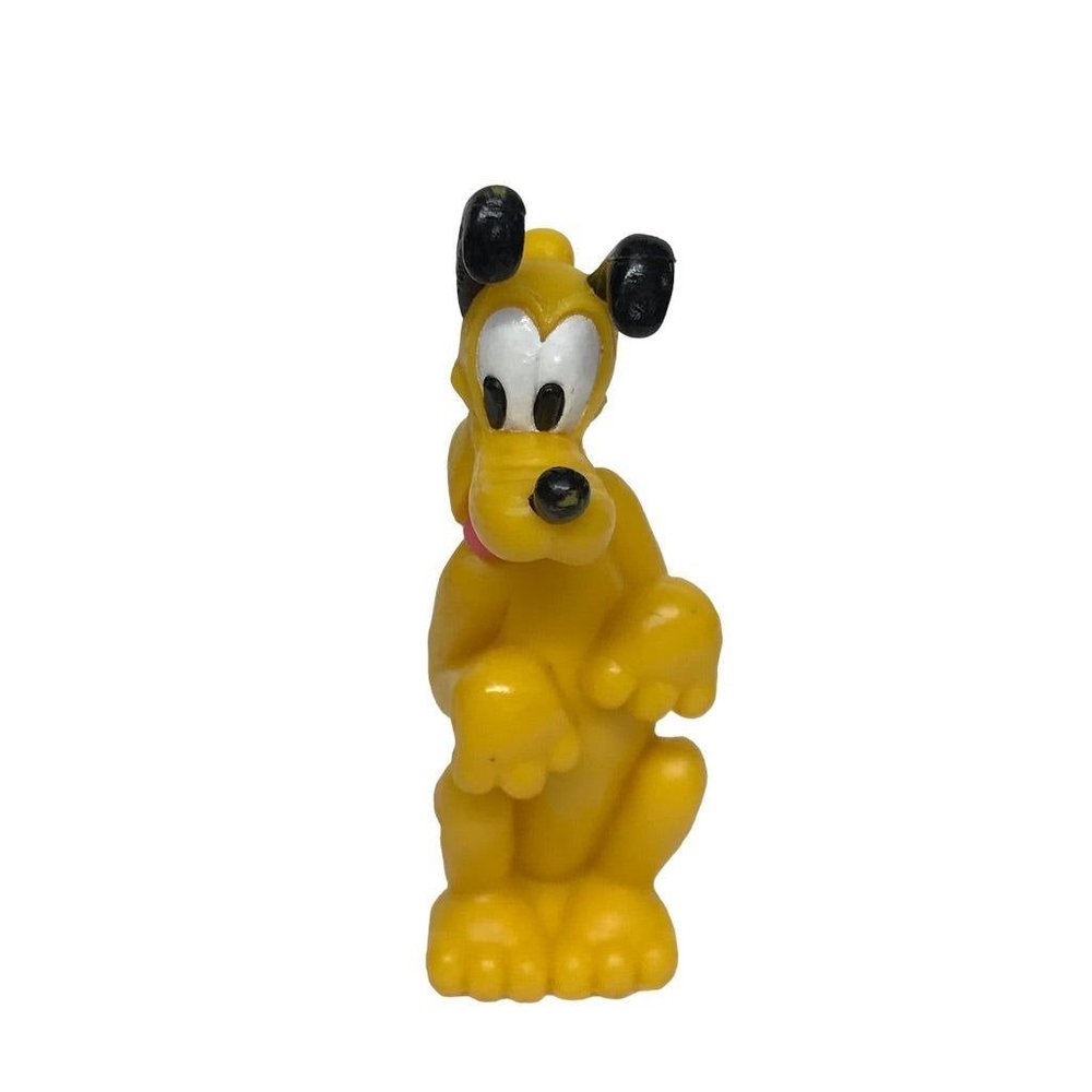 Disney Pluto Begging Disney‎ PVC Figurine 2.5"h 1990s